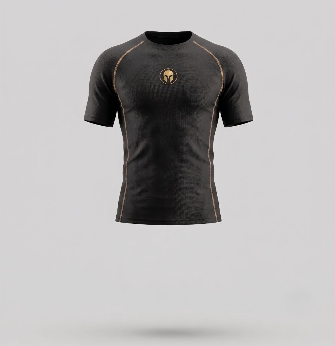 Rashguard AURUM Excellence preta — frente
