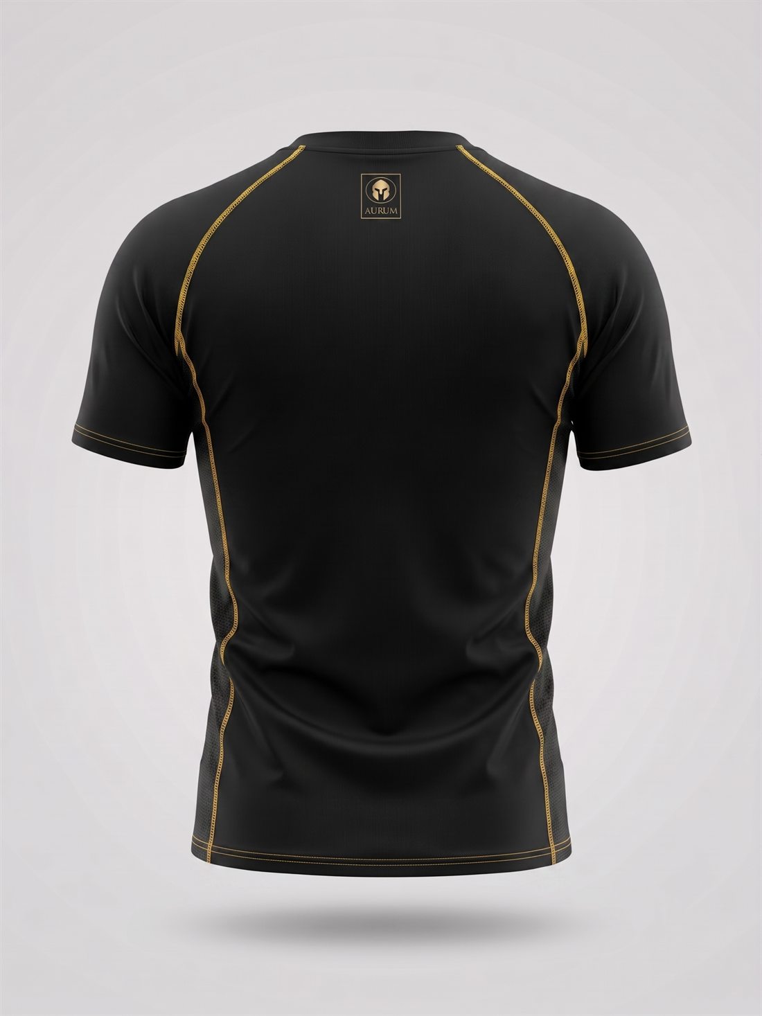 Rashguard AURUM Excellence preta — costas