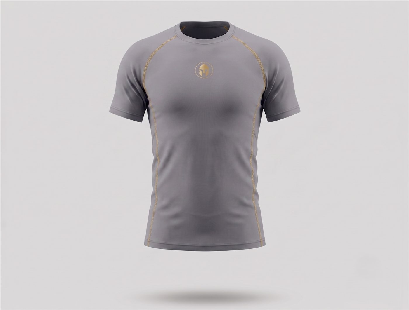 Rashguard AURUM Excellence cinza — frente