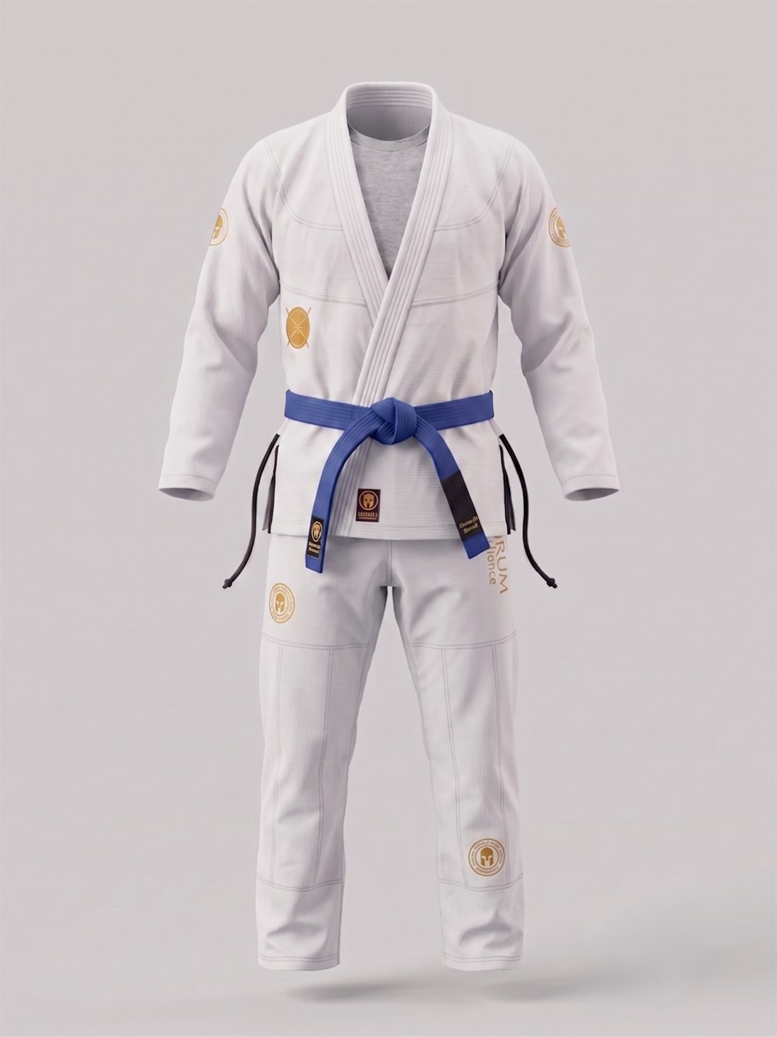 Kimono AURUM Excellence branco — frente