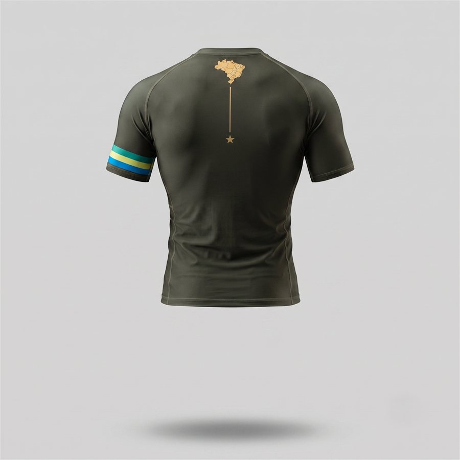 Rashguard AURUM Orgulho Brasileiro — costas
