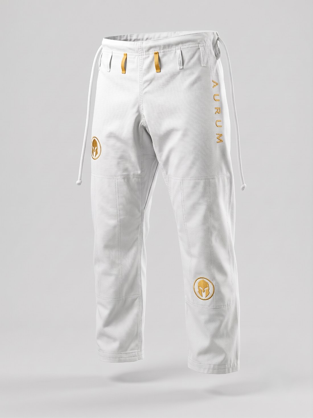 Kimono AURUM Origins branco — calça com marca AURUM